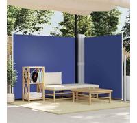 Tenda da sole per gazebo da giardino, terrazzo, tenda laterale allungabile, blu, 180 x 600 cm, per balcone, giardino e terrazza, ampia gamma di applicazioni