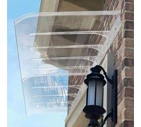 Tenda da Sole per l'ingresso della Porta, tettoia Invisibile per Porta d'ingresso, Tenda da Sole, Copertura per Esterni, tettoia per Portico, Porta, Finestra, tettoia da Giardino,40x80cm/16 x32