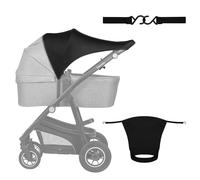 LIONELO STROLLER SUN COVER Capottina Parasole UPF50+, Vela Parasole per Passeggino, Vela Ombreggiante per Passeggino, Misura Universale, Facile da Montare