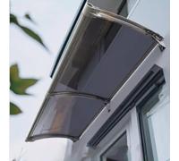 Tenda da sole per porta d'ingresso, patio, veranda, riparo per esterni, finestra, riparo dalla pioggia, copertura per tetto anteriore e posteriore, portico esterno, in policarbonato solido, protezione