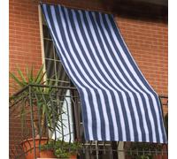 Tenda da Sole per Sormonto 200x290 cm con anelli rinforzati Blu
