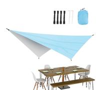 Tenda da Sole per Spiaggia | Copertura Impermeabile per Ombra Solare e - Tessuto Impermeabile per Esterni Terrazza | per Giardino, Cortile, Terrazza, Pergola, Campeggio, Picnic, Gite Familiari, Pati