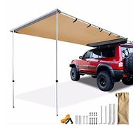Tenda da sole per veicoli, impermeabile, estraibile, per campeggio, in tessuto Oxford 420D, resistente alle intemperie, UV50+, con borsa per il trasporto, per attività all'aperto