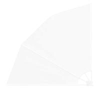 Tenda da sole permeabile al vento, protezione dal vento, per balcone, bianco, 160 x 160 cm, per giardino, terrazzo, piscina