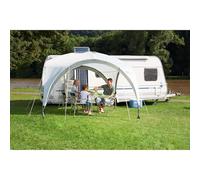 Tenda da sole pieghevole, 3,65 x 3,65 m, impermeabile, facile da montare, ideale per eventi all'aperto e protezione solare.