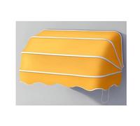 Tenda da sole pieghevole curva francese personalizzabile per porte e finestre, 90 x 30 x 30 cm, tenda telescopica da giardino, colore A, soluzione perfetta per la protezione solare