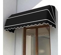 Tenda da sole pieghevole francese retrattile, pieghevole, manuale, per giardino, patio, protezione UV e pioggia, riparo per portico esterno e bar, soluzione per tetti resistenti alle intemperie