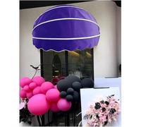 Tenda da sole pieghevole impermeabile for esterni, for porte finestre, protezione solare anti UV, for giardino, patio, facile da installare e personalizzabile.(F,Diameter:145cm/57.08in)