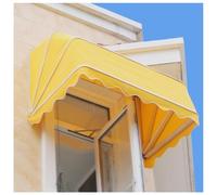 Tenda da sole pieghevole in tela, resistente alle intemperie, per uso domestico, design versatile per la protezione di porte e finestre