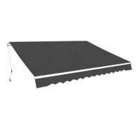 Tenda da Sole Pieghevole Manuale 600 cm Antracite