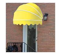Tenda da sole pieghevole per esterni con telaio in alluminio zincato, protezione solare per ponti, balconi, terrazze e portici, baldacchino regolabile (colore 2, 155 cm)