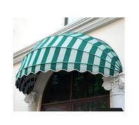 Tenda da sole portatile a cupola per porte, telaio in alluminio resistente alle intemperie, protezione solare pieghevole, uso per tutte le stagioni (colore 2, 100 cm)
