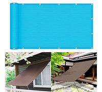 Tenda da sole resistente ai raggi UV, 3,6 x 9,5 m, 95%, per esterni, patio, giardino, pergola, resistente, telone blu per una protezione solare efficace