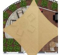 Tenda da sole resistente ai raggi UV, 5 x 8 m, rettangolare, per patio, sabbia, tenda da esterno, perfetta per proteggere il prato e il posto auto coperto