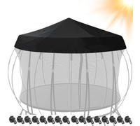 Tenda da sole resistente ai raggi UV della copertura 200cm della tenda del | Il baldacchino antivento e resistente agli strappi fornisce ombra e riparo per giochi all'aperto. Si adatta alla maggior