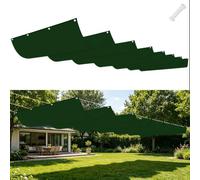 Tenda da Sole Retrattile 2 x 2.8 m Protezione Uv, Idrorepellente, Antistrappo, Resistente Agli Agenti Atmosferici Tenda da Sole a Scorrevole per Piscina Patio Pergola, Verde Scuro
