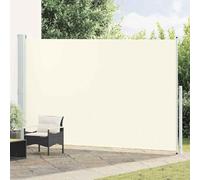 Tenda da sole retrattile 220 x 500 cm, protezione da sole e vento per giardino, balcone e terrazza, resistente tenda parasole per spazi esterni