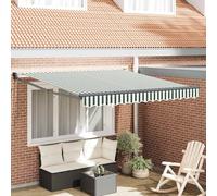 Tenda da sole retrattile, 300 x 250 x 165 cm, in poliestere, per terrazza e giardino, resistente ai raggi UV, con design regolabile, facile da montare per due persone
