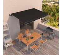 Tenda da Sole Retrattile Automatica 400x350 cm Antracite