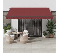 Tenda da Sole Retrattile Automatica Bordò 400x350 cm