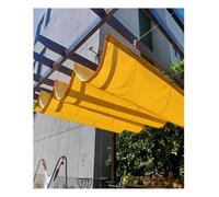 Tenda da sole retrattile impermeabile - Copertura per tenda a vela scorrevole per terrazza e veranda, sostituzione della tettoia della pergola antipioggia, protezione UV esterna, facile da installare