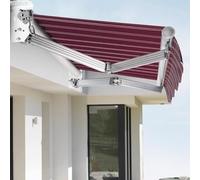 Tenda da sole retrattile, impermeabile, per giardino, patio, terrazza e balcone, copertura per la privacy, per protezione solare e resistenza agli agenti atmosferici