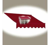 Tenda da sole retrattile in tela con protezione UV per esterni per balcone e giardino, baldacchino in tessuto impermeabile, soluzione perfetta per l'ombra del patio