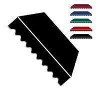 Tenda da sole retrattile in tessuto di ricambio impermeabile per pergola e finestra di mercato, nero, 6 x 2 m, panno di copertura per esterni