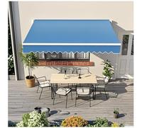 Tenda da sole retrattile in tessuto poliestere impermeabile di ricambio per tetti parasole, 600 x 400 cm, ideale per giardino, terrazza, protezione solare