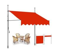 Tenda da sole retrattile - Manovella manuale baldacchino per esterni riparo dal sole su terrazza, balcone, giardino
