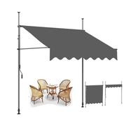 Tenda da sole retrattile - Manovella manuale baldacchino per esterni riparo dal sole su terrazza, balcone, giardino