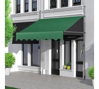 Tenda da Sole Retrattile Manuale 200x120 cm, Parasole Regolabile per Patio, Balcone, Porta del Cortile, Riparo Esterno, tettoia Beige con manovella per la Massima Protezione dai ra