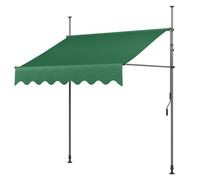 Tenda da sole retrattile manuale, pensilina da giardino regolabile, angolo e altezza regolabili, senza foratura per finestre o porte.(E,8.2ftx3.9ft)