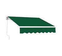 Tenda da sole retrattile per esterni, 2 x 1,5 m/2,5 x 2 m/3 x 2,5 m, telaio in alluminio, resistente al sole, facile funzionamento a manovella, per terrazze, balconi, ponti e soluzioni ombreggianti da