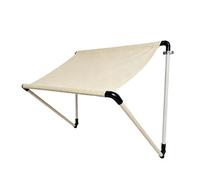 Tenda da sole retrattile per esterni, schermo privacy regolabile e tessuto ombreggiante per ringhiere del balcone, giardino, terrazza, baldacchino ideale per spazi esterni