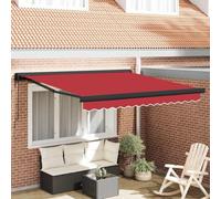 Tenda da sole retrattile per il giardino, 300 x 250 cm, in metallo, per giardino, terrazza e gazebo