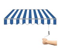 Tenda da sole retrattile portatile, 4 x 1,5/4 x 2/4 x 2,5/4 x 3 m, impermeabile, con staffa a parete, perfetta per balconi e aree esterne, facile da installare e progettare