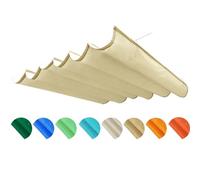 Tenda da sole retrattile, Retractable Waterproof Sun Shade Sail Multicolor Multiple Sizes With Mounting Kit