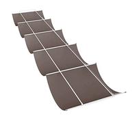 Tenda da sole retrattile, Wave Shade Sail Brown Multiple Sizes With Accessories(1.4x8m/4.5x26.2ft)