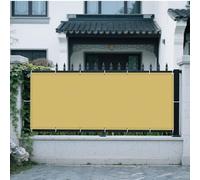 Tenda da Sole Rettangolare 170 x 170 cm Anti UV 98% Parasole Copertura Antipolvere Protezione Raggi UV con Fune e Occhiellato Balcone, La Terrazza e Il Giardino, Color Crema