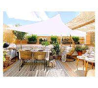 Tenda Da Sole Rettangolare A Vela Ombra, Rete Ombra Antivento Impermeabile Protezione Dai Raggi UV Al 95%, Tela Ombra For Esterni, Mantieni La Vela Ombra Fresca (Color : Blanc, Size : 2.5x3m)