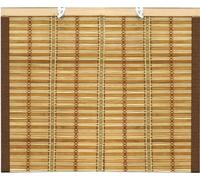 Tenda da sole Tapparella in midollino 1x2,6H mt con corda e bordo in cotone
