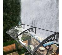 Tenda da sole trasparente in policarbonato per finestre e porte, copertura per patio, protezione da pioggia e neve, riparo per veranda e pergola, resistente alle intemperie.