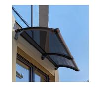 Tenda da sole trasparente per porte e finestre, protezione UV e pioggia, copertura durevole per portico (100 x 80 cm)