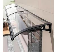 Tenda da sole trasparente per protezione dalla pioggia, copertura per tetto in policarbonato, 120 volte resistente alle intemperie, elegante soluzione per l'ombra del patio