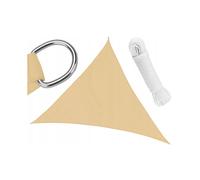 Tenda da sole triangolare John Green, 3x3x3 m, beige