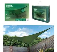 Tenda da Sole Vela Ombreggiante Triangolare Verde 3 x 3 x 3 Metri