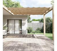 Tenda da sole Vertical Taupe 60 x 1200 cm in tela Oxford, schermo da balcone resistente all'acqua e ai raggi UV, contro il vento e la privacy, per casa, giardino o interni, con corda