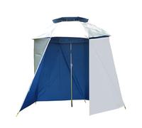 Tenda da spiaggia - 240 cm ombrello da pesca Brolly protezione completa | Ombrellone da pesca in tessuto con rivestimento secondario argento, tenda parasole per campeggio, spiaggia, pesca,
