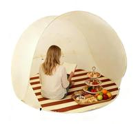 Tenda da Spiaggia,3/4 Persone Pop-Up Facile Tendone da Campeggio - Ombra per Spiaggia con Finestra a Rete Ventilante - per Parco, Cortile, Giardino, Picnic, Campeggio, Festa Outdoor, Vacanza, Viaggio